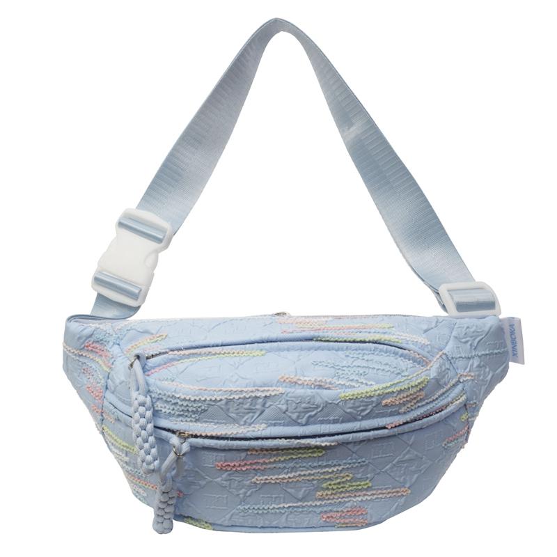 

Жіноча мила спортивна легка поясна сумка через плече для верхової їзди. Дорожня сумка через плече Short Rope синій