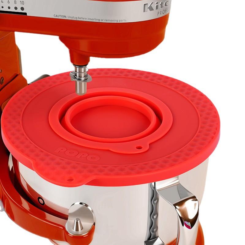 1 ks DIY Příslušenství Silikonový Míchací Mísy Víko Kryt Vhodný Pro 4,5-5 Quart Stojanové Mixéry s Naklápěcí Hlavou Mísa