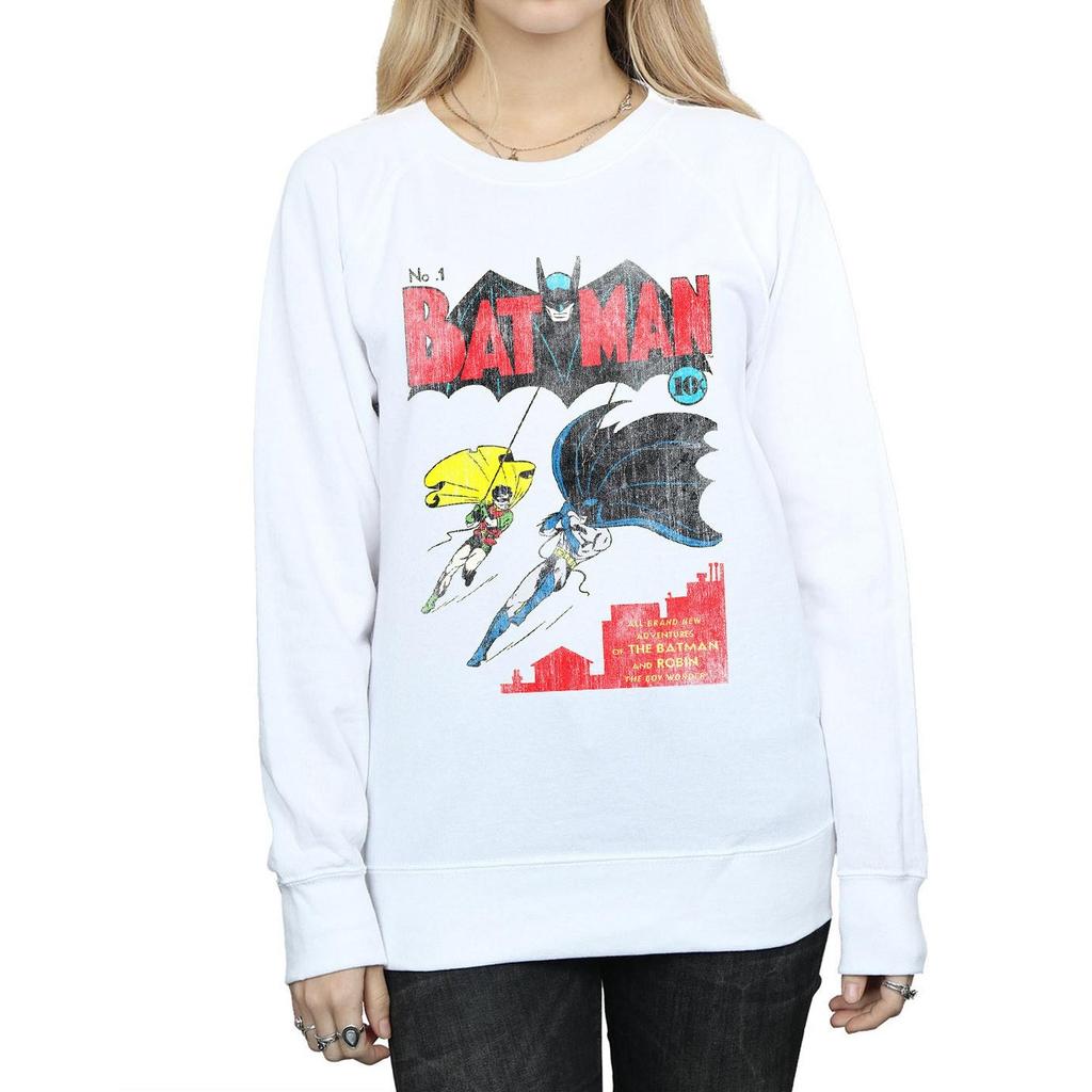 DC Comics Womens/Ladies Batman Issue 1 Cover Sweatshirt