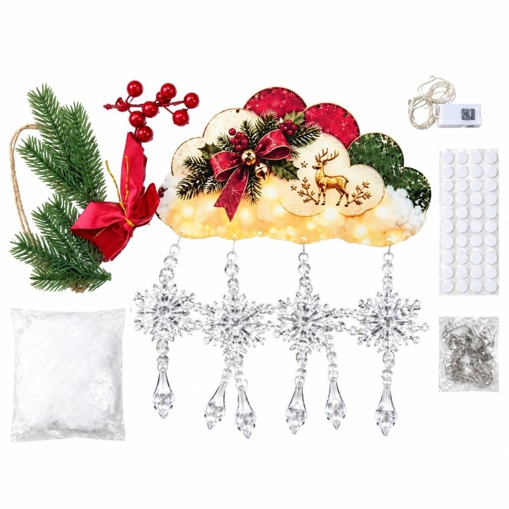 String of Lights Christmas Decoration Ornament Red Fruit Christmas Tree Decoration Night