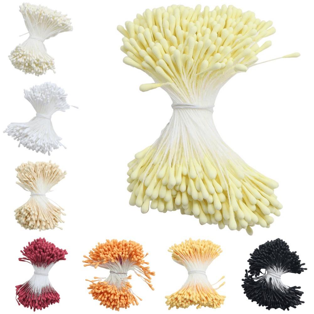 

Double Heads Stamen Mini Flower Stamen Retro Matte Stamen красный