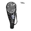 Badminton Set, 2 Rackets, 2 Shuttles, Storage Case, Lightweight, For Beginners, Practice Case Included, Black White