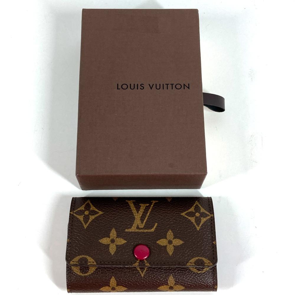Louis Vuitton M60701 Monogram Multicles6 Key 6P 6-row Key Case Brown/pink