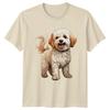 Fluffy Dog Puppy Dogs Animals Unisexs TShirt Unisexs Tee Graphic Unisex Top a