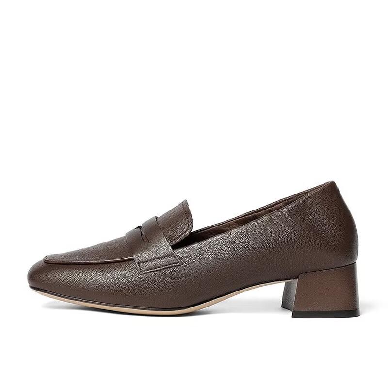 SENDA Women s Commuter Block Heel Loafers 38