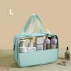 Women PU Cosmetic Storage Bag Portable Travel Wash Bag Fitness Large Capacity Cosmetic Organizer Waterproof Transparent PVC