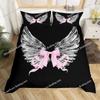 3D Print Angel Wings Bedding Set Boys Girls Twin Queen King Size Duvet Cover Pillowcase Bed Boys Adult Home Textileextile