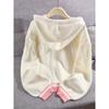 College Style Loose Fitting Hooded Cardigan for Spring and Autumn Wear, Fashionable Knitted Jacket for Women, Cardigan for Women