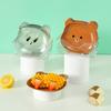 3/5PCS Mini Cute Cartoon Shape Bear Spit Bone Dish Creative Desktop Trash Tray Snack Food Residue Fruit Plate Kitchen Tableware