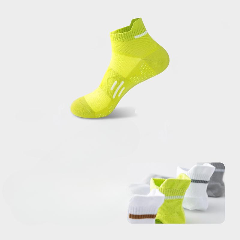 Men's Summer Thin Mesh Breathable Short Socks, Men's Running Socks, Men's Low-top Anti-slip and Non-removable