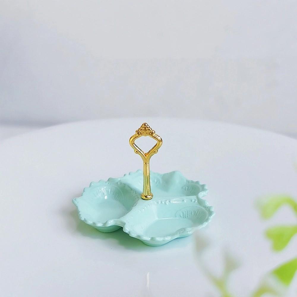 Mini Dollhouse Pastry Plate Miniature Doll Accessories New Biscuit Dish  For Girl Toy