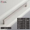 Oukali American Style Square Black Polish Chrome 128Mm 160Mm Furniture Gold Cabinet Handles Pull