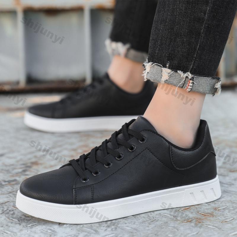 Men Casual White Board Shoes Man Spring Fashion Casual Sports Shoes Outdoor Comfort Male Sneakers Lace-up Shoes Zapatos Hombres