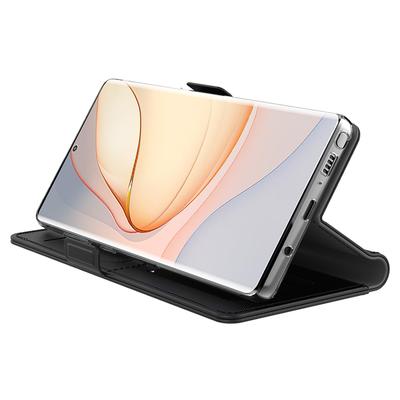 For ZTE Blade A35 Case Stand PU Leather Phone Cover Card Holder Mirror