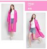 Adult thickened non-disposable raincoat travel eva outdoor travel portable thick raincoat