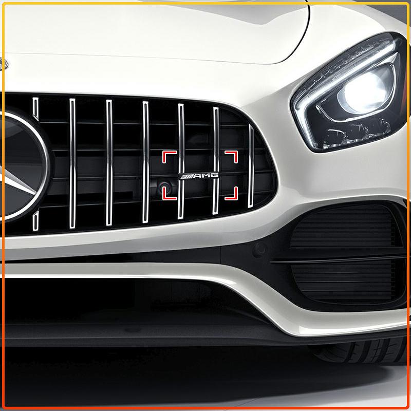 1 ud. Insignia Emblema Logo Parrilla Delantera AMG Decoración Estilo para Parrilla de Coche Mercedes Benz Clase GLE GLC A B C E W176 W246 W205 W213