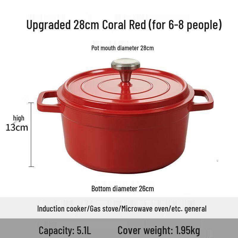 MINGJUE Universal Enamel Stew Pot
