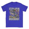 Bombardiro Crocodilo Cotton TShirt For Men Summer Italian Brain Tralalero Tralala Funny T Shirts O Neck Harajuku Tee Shirt