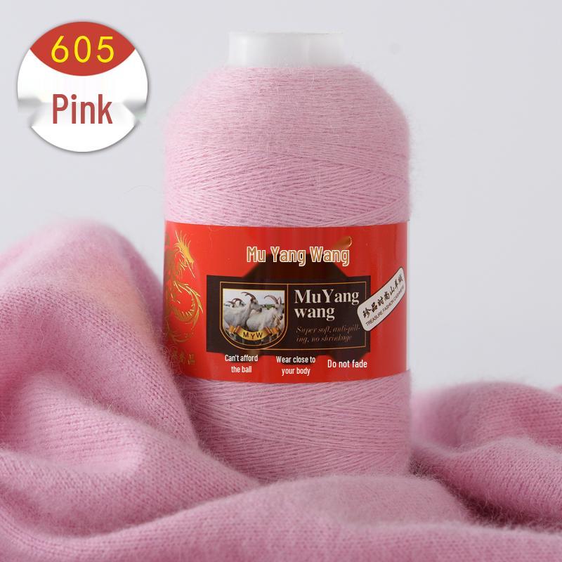 Pure Cashmere Machine-Knitted Medium-Fine Yarn for Hand-Knitting Scarves and Baby Items
