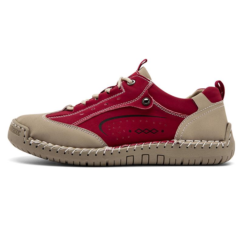 New Ladies Casual Shoes Hand-Sewn Lace-Up Style Comfortable Walking Footwear Fashionable Ladies Sneakers