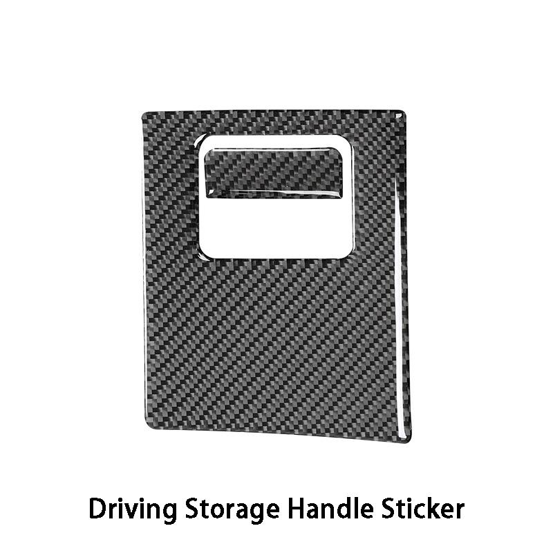 Carbon Fiber Interior Sticker Center Console Steering Wheel Inner Door Handle Car Accessories For Toyota 8th Generation