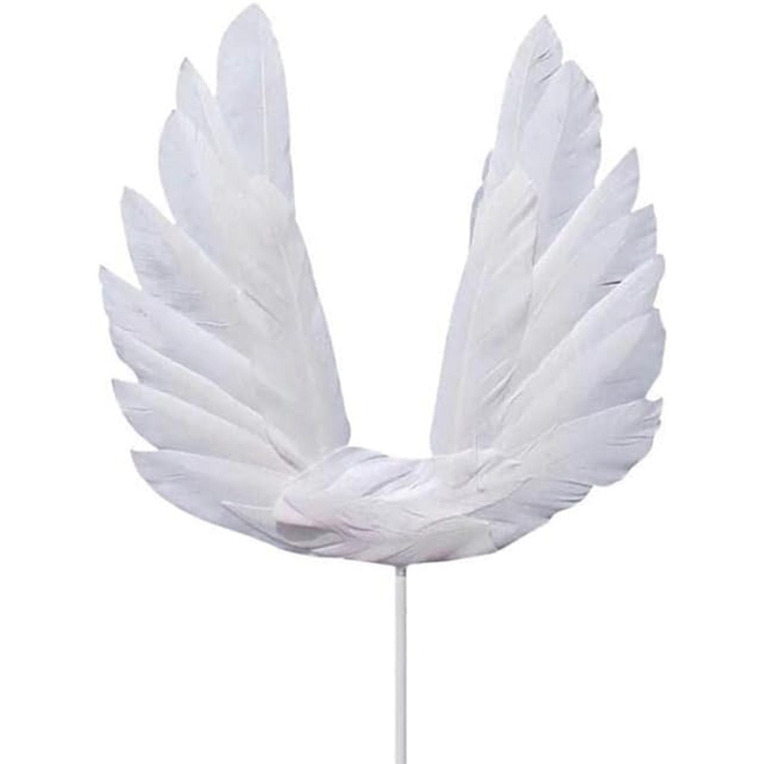 

1 шт. Топпер для торта в виде крыла ангела, украшение для Дня матери, юбилея, дня рождения, свадьбы, вечеринки в честь рождения ребенка, сувениры для дня рождения белый