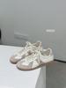 Leather Little White Shoes Women's 2025 Summer New Low-top German Training Shoes Versatile Casual Sports Shoes Flat Bottom Lightweight Board Shoes