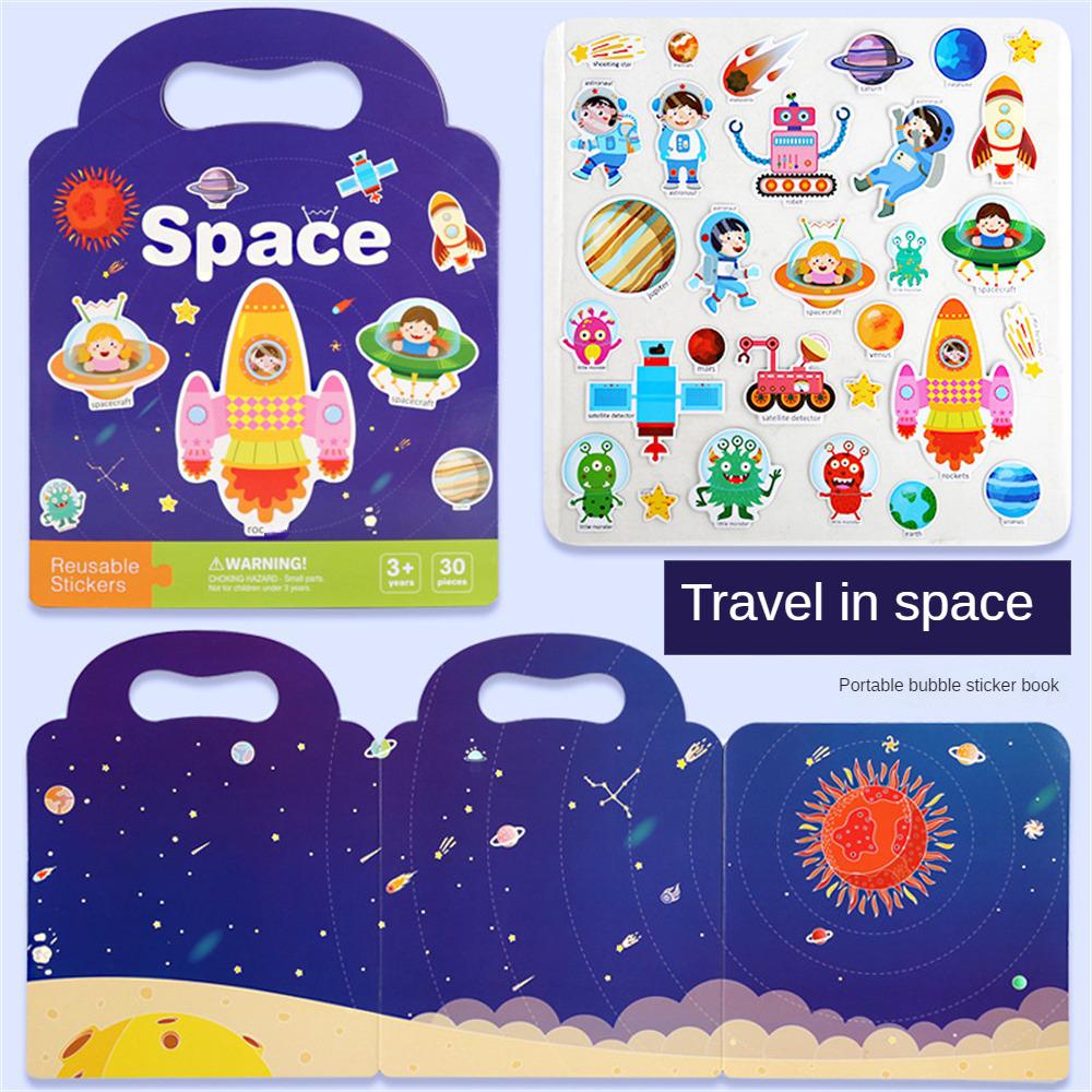 Pattern Recognition Bubble Stickers Parent-child Interaction Leave No Trace. No Pollution Pair Ability To Focus Bracelet Design