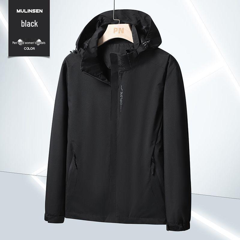 Unisex Windbreaker Jacket, Waterproof and Windproof, Ideal for Outdoor Activities In Spring & Autumn, Lightweight for Men and Women