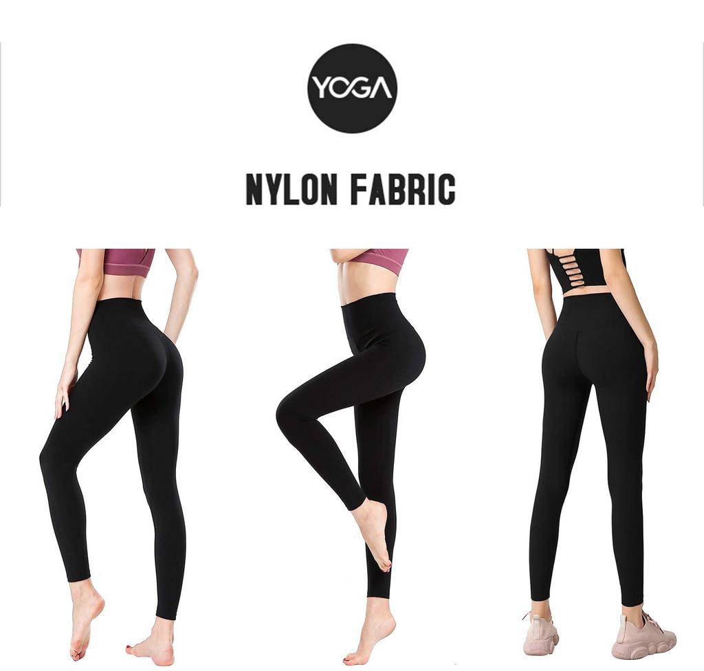 Ashley Yoga Solid Color Women's Leggings, Moisture-Wicking, Quick-Drying, Stretch, 9-Length, (04#) JK33HE,M