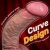 Liquid Silicone Thick Realistic Dildo, Soft Large Penis Toy with Strong Suction Cup, Comfortable Design for Couples, Free Privacy Bag