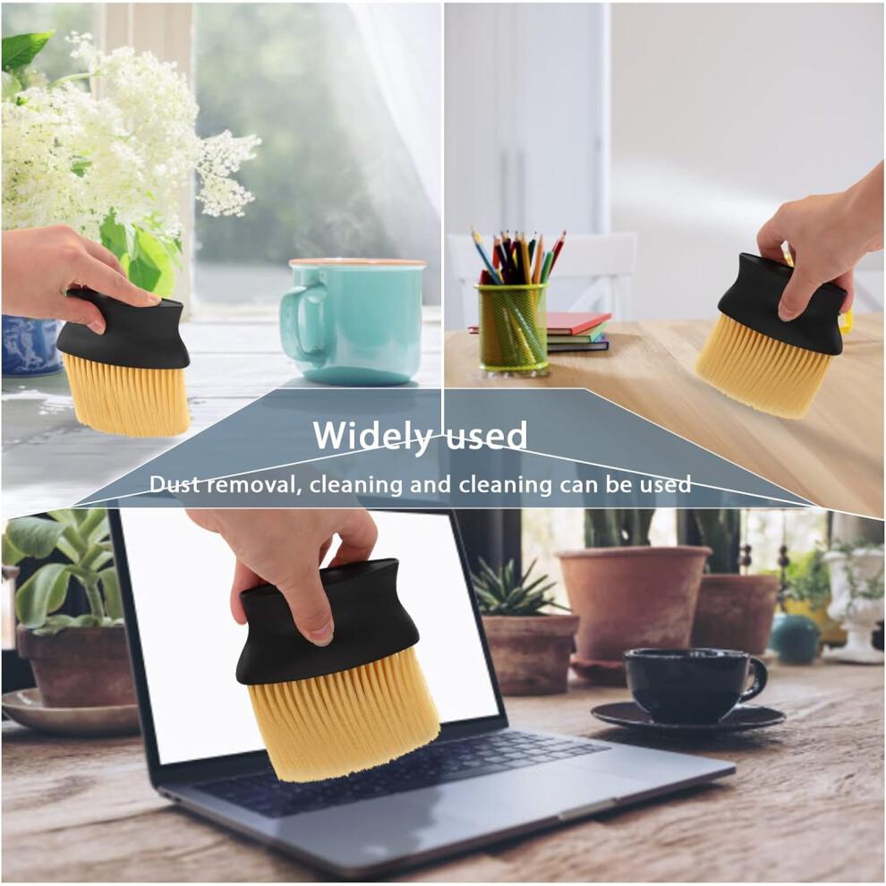 Car Detailing Brush (yellow), Car Cleaning Brush Duster Soft Bristle Detailing Brush Dusting Tool Dusting Brush Dirt Dust Cleaning Brush for Car Inter