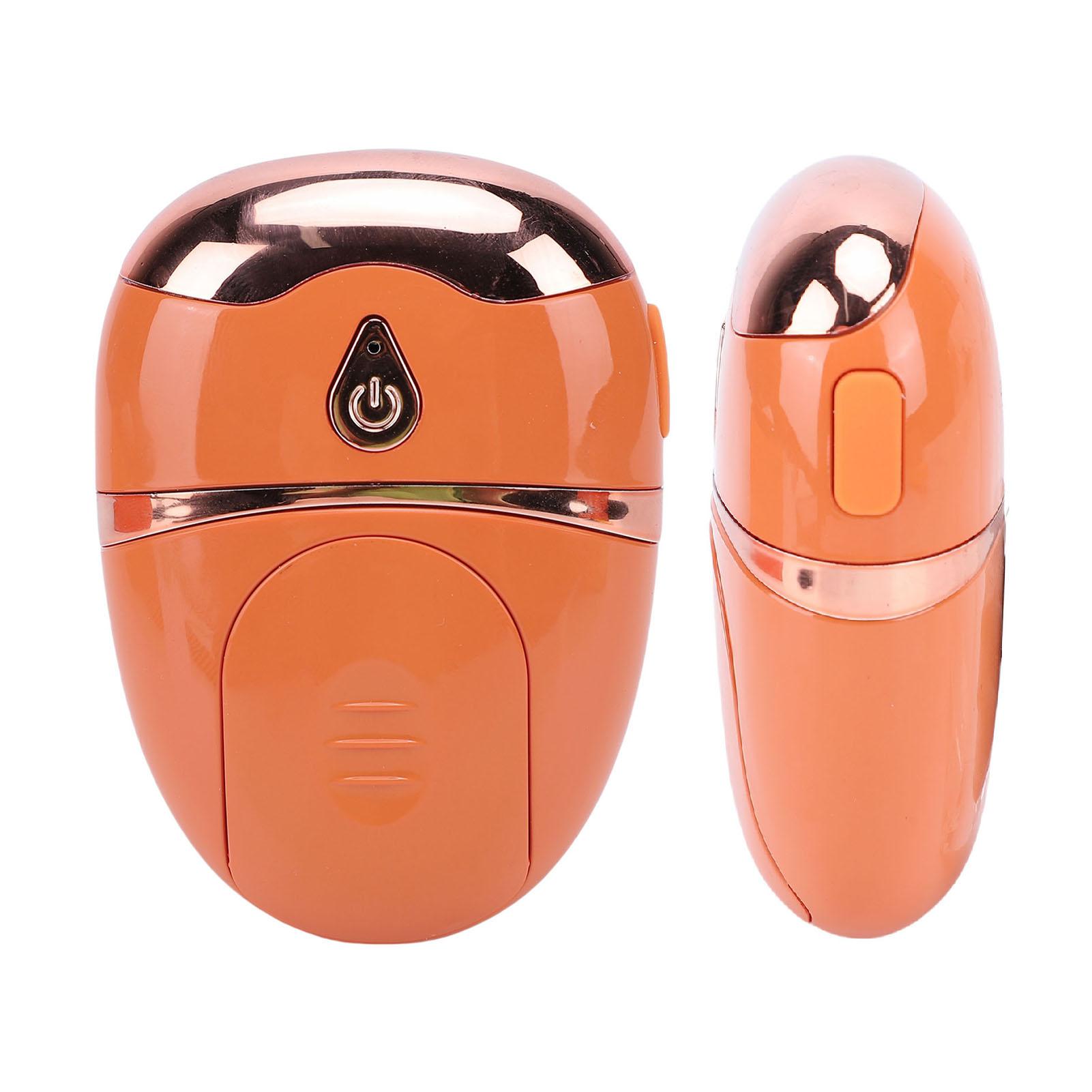 Eye Steam Sprayer USB Rechargeable 3 Heating Modes Heated Eye Mist Sprayer for Dry Eyes Orange