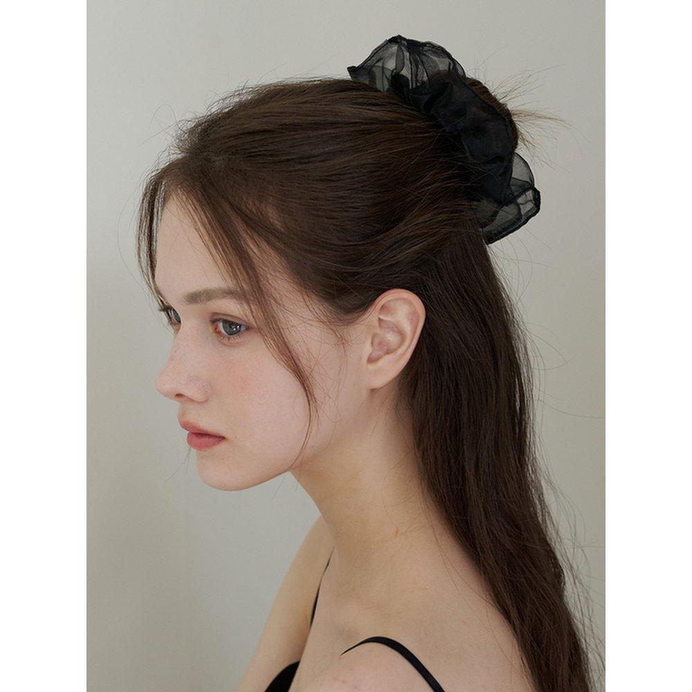 

Сатиновый органзовый скраб - Черный