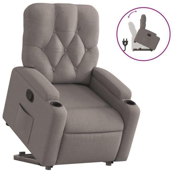VidaXL Fauteuil Inclinable, Chaise de Relaxation avec Dossier et Repose-pied Réglables, Siège de Salon Salle de Séjour, 3204718