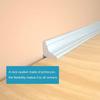 1PC 3/2/1m Self-Adhesive Wall Trim Line Waterproof Corner Baseboard Sealing Strip Peel and Stick For Floor, Ceiling, Edges