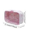 Clutch Pouch Clear PVC Handbag PU Leather Swimming Small Bag Transparent Makeup Bag  Daily