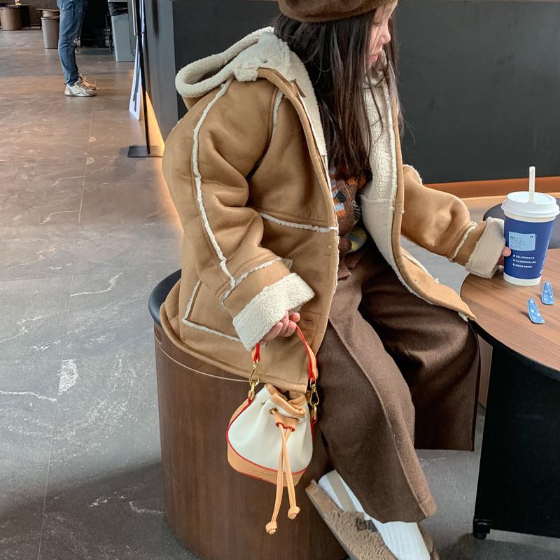 Stylish Mini Bucket Bag For Girls Fashionable Colorful Handbag Perfect For Kids