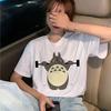 New Totoro T Shirt Women Studio Ghibli Kawaii 90S Graphic T-Shirt Harajuku Miyazaki Hayao Ullzang Tshirt Top Tees Female