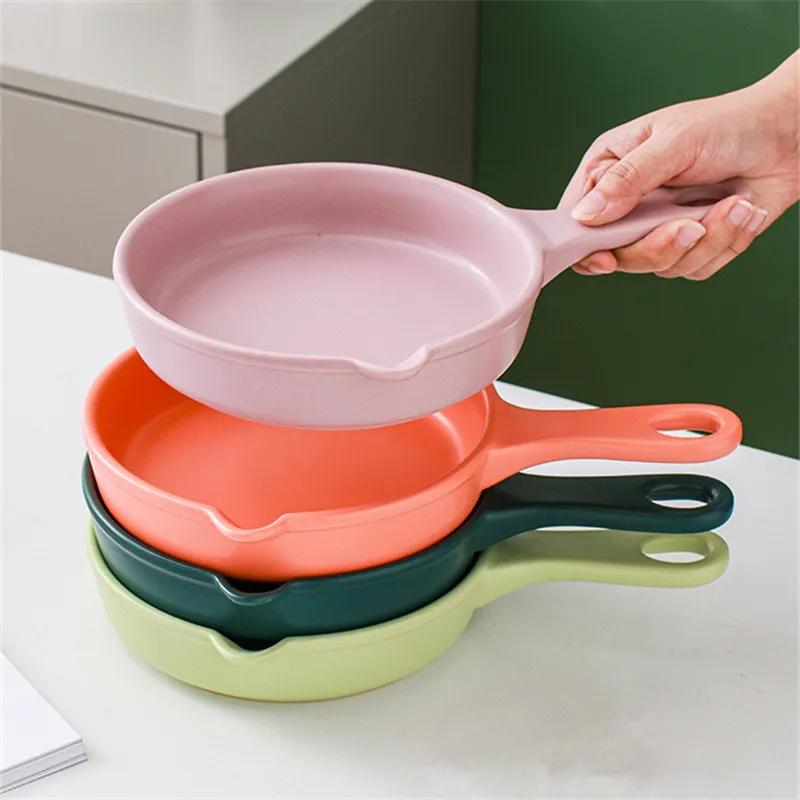 Ceramic Non-Stick Frying Pans Mini Breakfast Steak Omelette Pan Cooking Pots Kitchen Cookware Saucepan Skillet for Gas Stoves