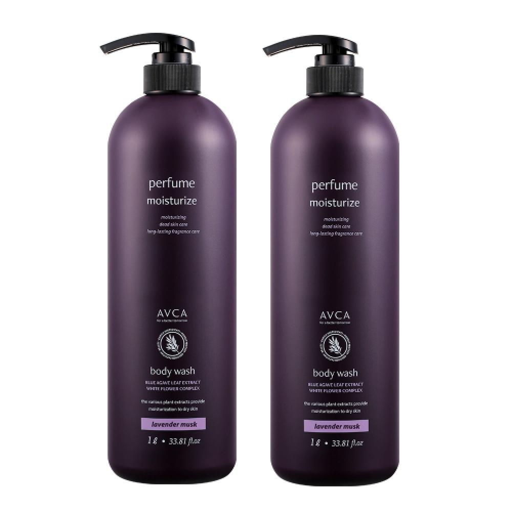 Avca Perfume Large Volume Body Wash Lavender Musk 1000ml 2 NONE