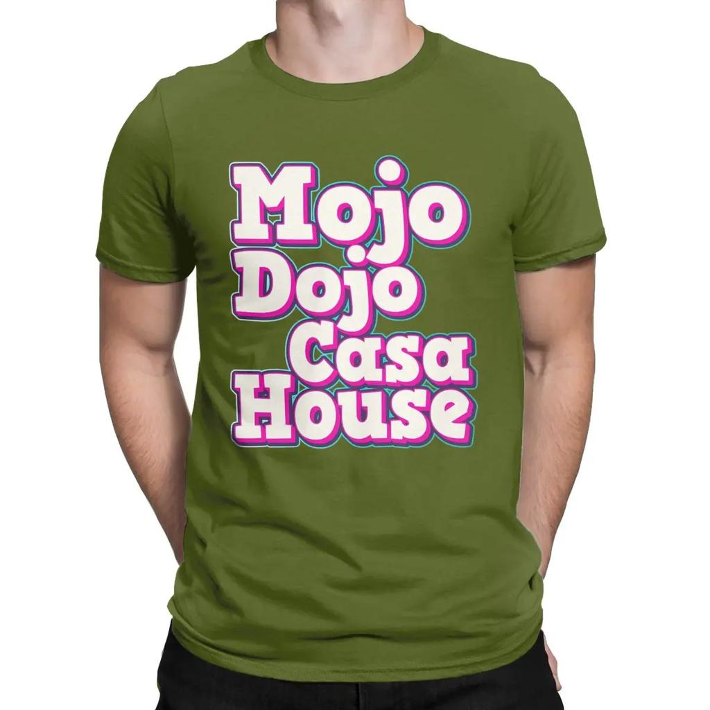 Men's Mojo Dojo Casa House Kenough T Shirts Pure Cotton Clothing Vintage Short Sleeve Crew Neck Tee Shirt Summer T-Shirts