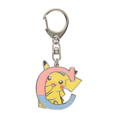 [Pokemon] Pokemon Center Alphabet Keychain Pikachu C