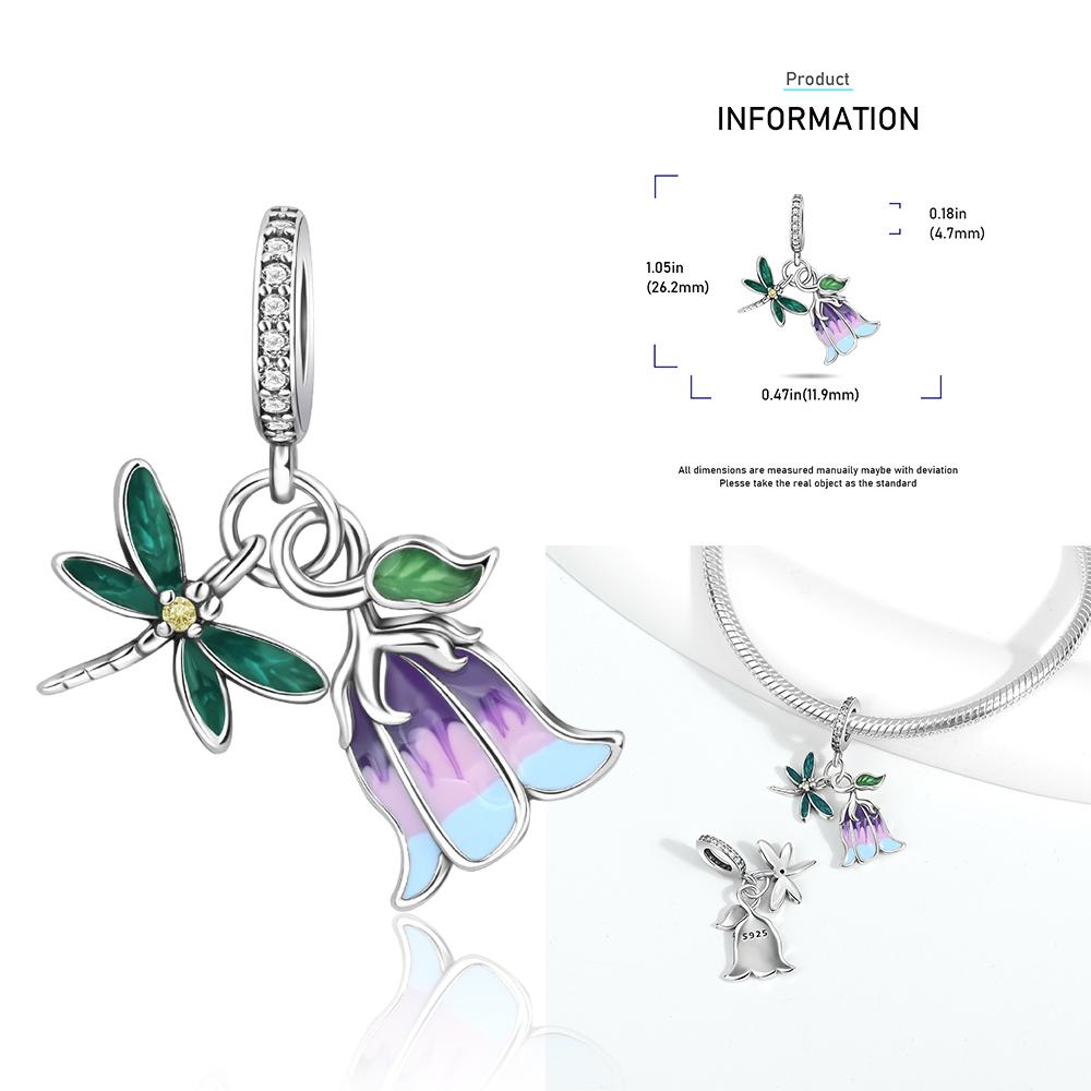 Zircon Heart Clip Charms Flower Clover Charm Copper Sea Turtle Beads Fit Diy Original Bracelet Jewelry