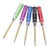5pcs RC Screwdriver Set 0.9mm 1.27mm 1.3mm 1.5mm 2.0mm Steel Hex Screw Driver with Non Slip Handle