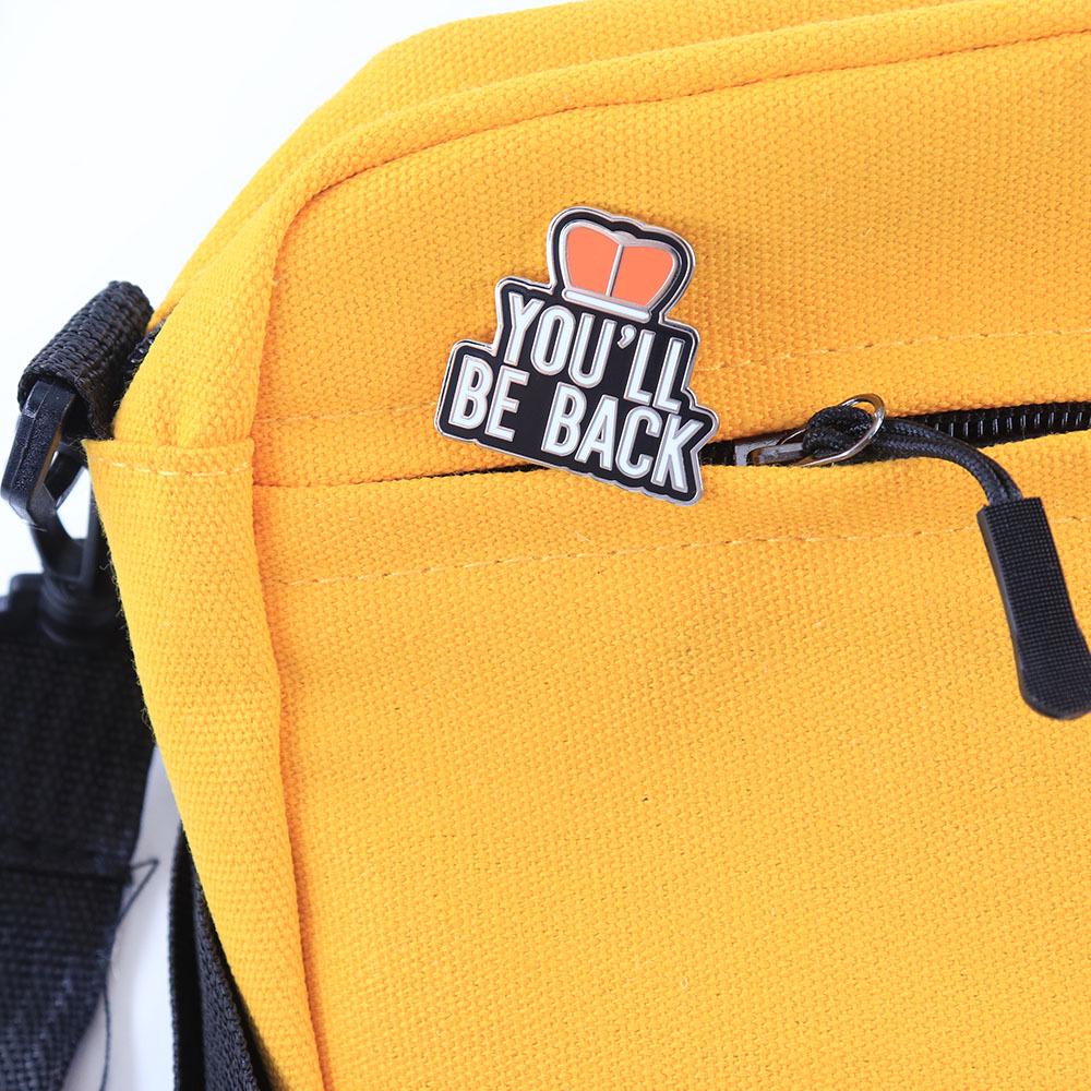 King George Hamilton Musical Crown Enamel Pin