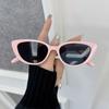 Designer Brand Cat Eye Sunglasses Women Men Casual Small Frame Sun Glasses Female Mirror Colors Luxurious Fashion