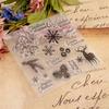 Christmas Stamper Clear Silicone Stamper Scrapbooking Decorative Stamper Embossing Stampers for Journal Scrapbooking