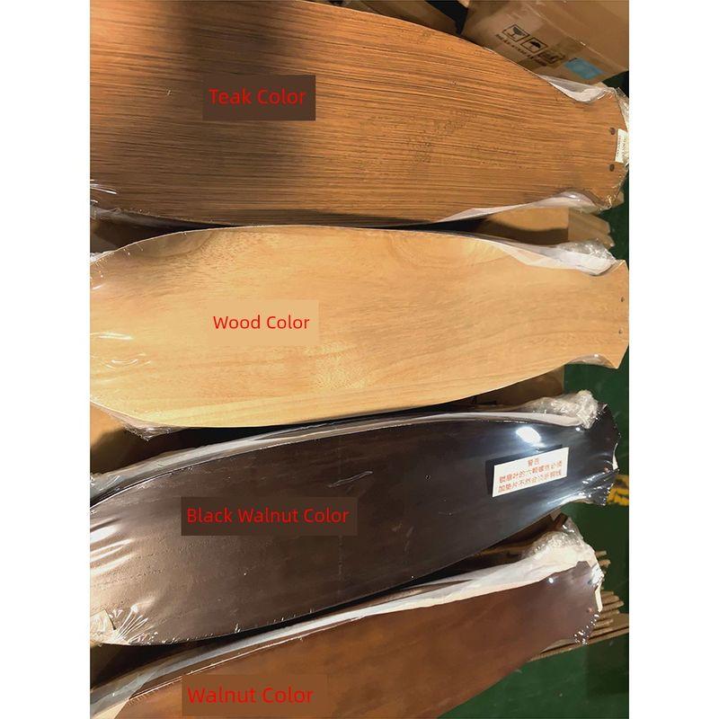 

Flower Ones High-End American-Style Solid Wood Ceiling Fan Modern Minimalist Living and Dining Room 2026 New Model Fan Light The Color of the Fan Blades Can Be Matched at Will
