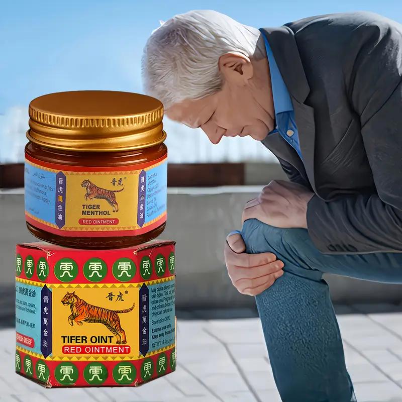 Thai Tiger Balm Muscle Relaxation Massage Cream - Joint Massage Warm Cream, Contains Vitamin E, Olive Blend, Deep Moisturizing, Easy To Apply